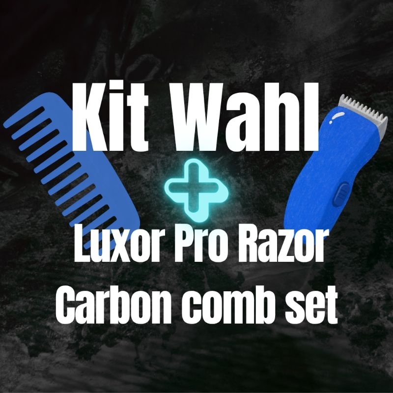 Kit Whal + Luxor Pro Razor Carbon comb set