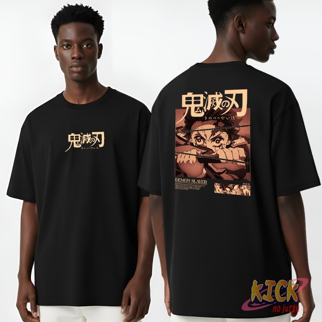 Camisa Camiseta Demon Slayer Poster Tanjiro