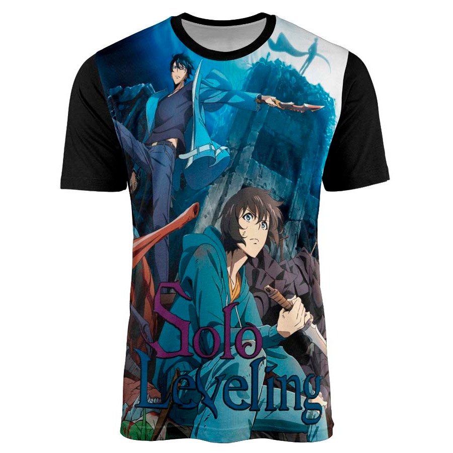 Camisa Anime Mangá Solo Leveling Poster W0223