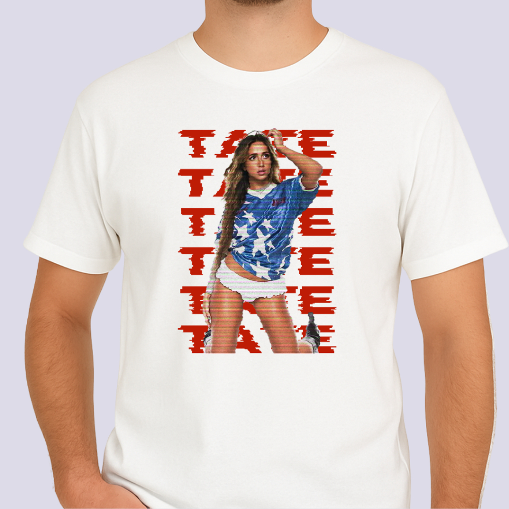 camisa TAE Glitch Poster | Branco | Edição Limitada