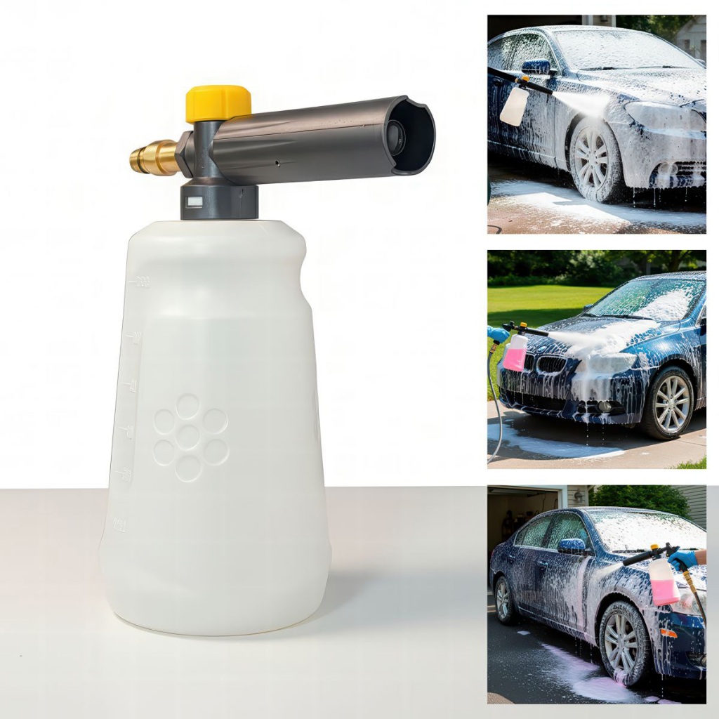 Pulverizador Canhão de Espuma Automotivo 700ml Alta Pressão para Lavadora Car Wash