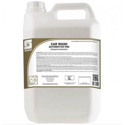 CAR WASH AUTOMOTIVE PRO 5 LITROS SHAMPOO DETERGENTE AUTOMOTIVO SPARTAN