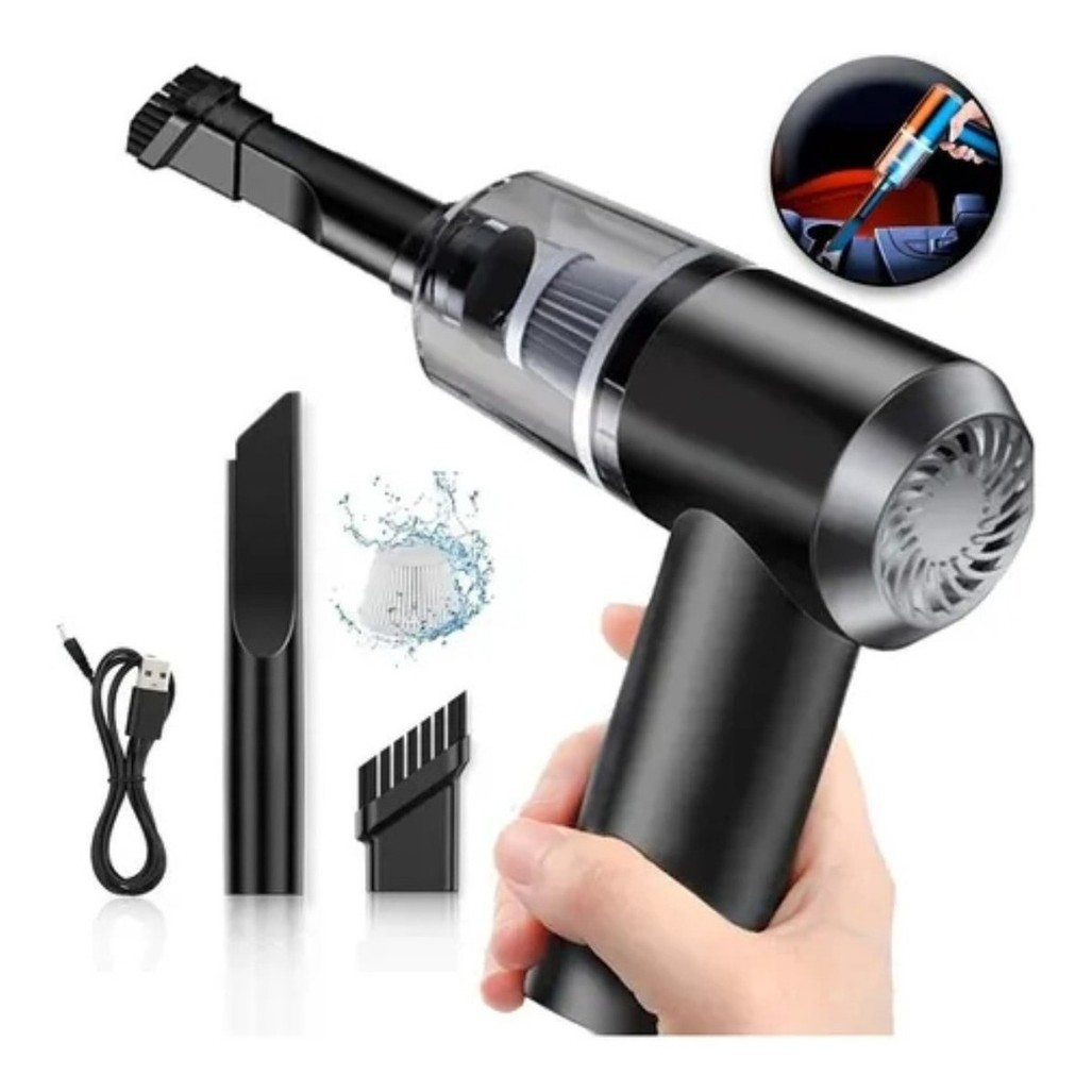 Aspirador Portátil Automotivo Recarregável 120W - Sucção Potente