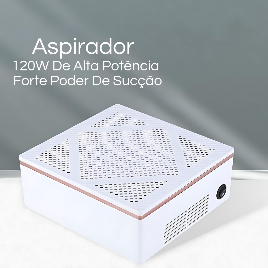 Aspirador Coletor De Pó Grelha Churrasqueira Unhas Bivolt Sugador 1 Cooler 120W