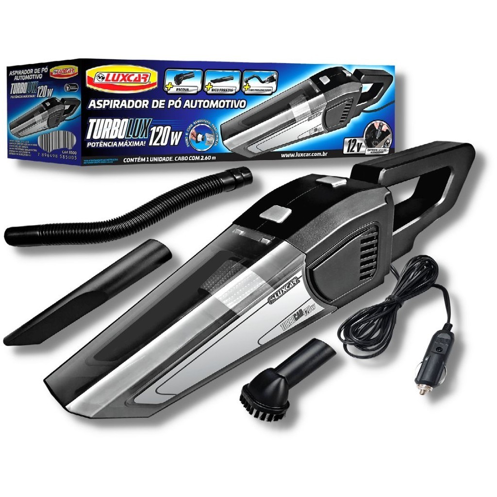 Aspirador de Pó Automotivo TurboLux Luxcar 120W