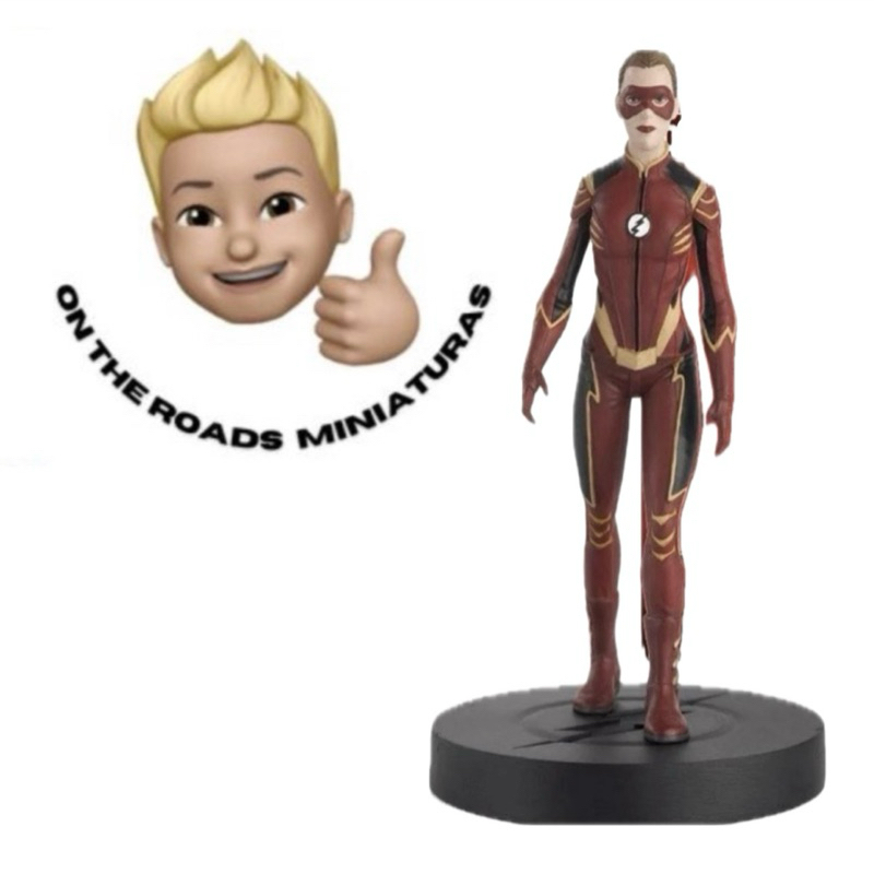 Miniatura Action The Flash Tv Series - Jesse Quick 1/16 - Dc Comics Eaglemoss