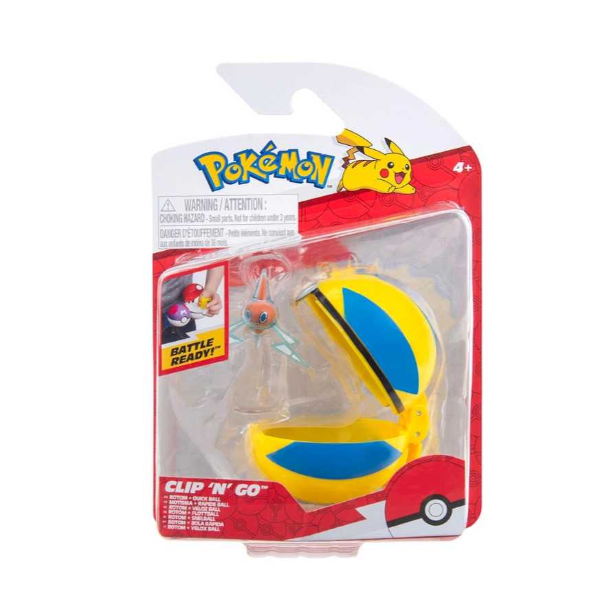 Boneco Pokémon Rotom Com Quick Ball Sunny