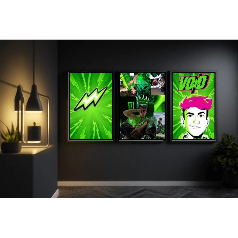 Quadros Decorativos Void Dos Rosas Banda Personalizado Para Sala Quarto Escritório Decoração