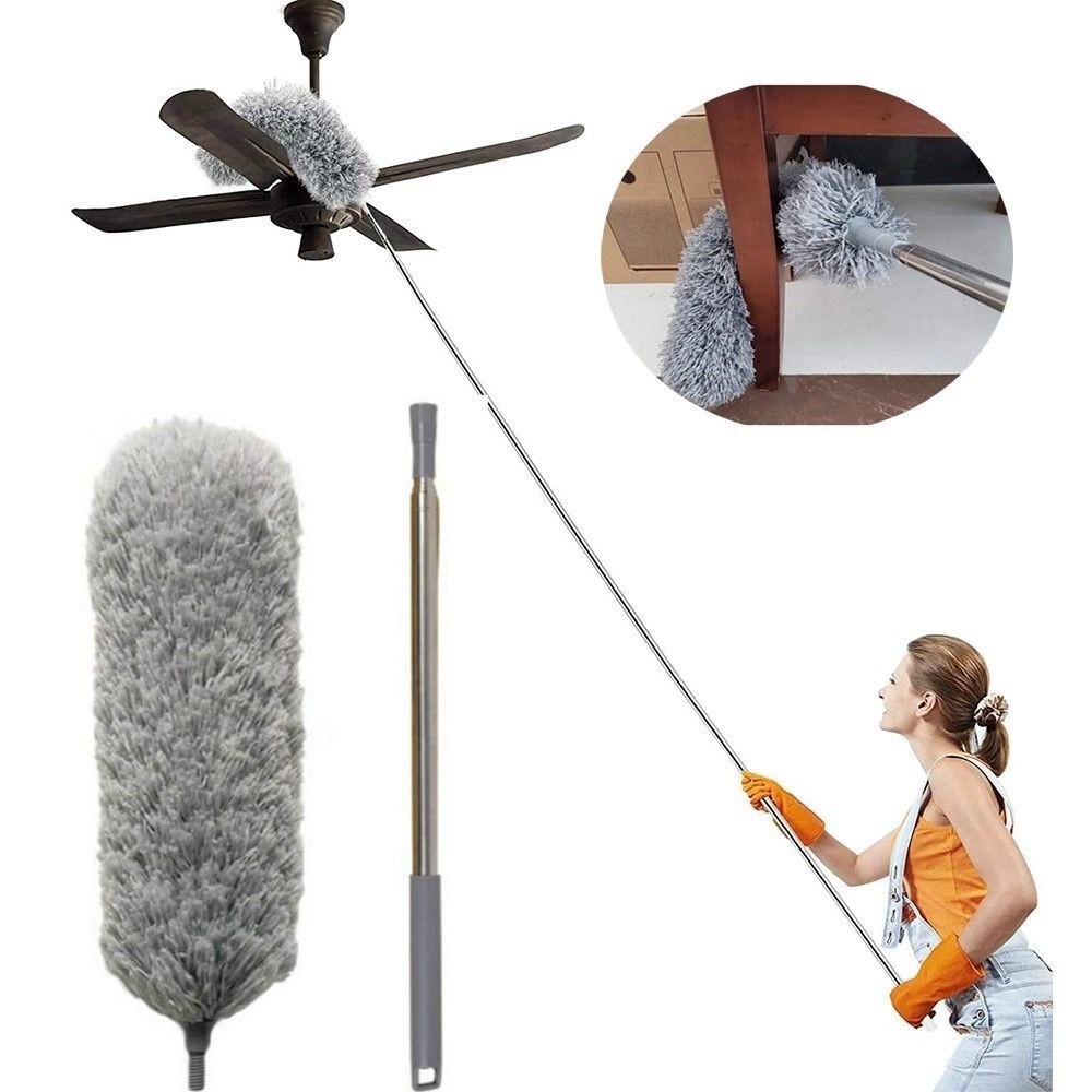 280 Centímetros Ajustável Telescópica Dobra Duster/Casa Telhado Aranha Teia Teto Cama Mesa Cleaner/Escova