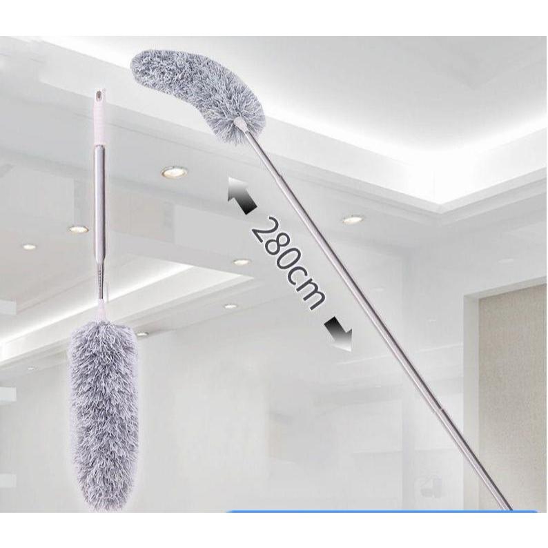 280 cm Ajustável Telescópica Dobra Duster/Casa Telhado Aranha Teia Teto Cama Mesa Cleaner/Escova De Limpeza De Poeira