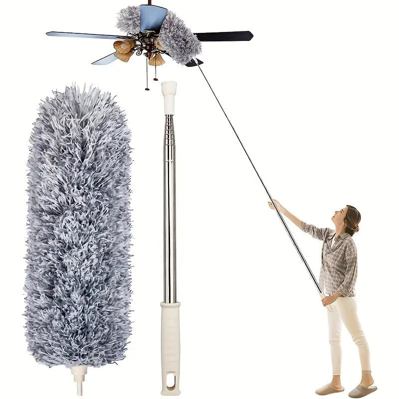 Duster/Casa Telescópica Dobra Telhado Aranha Teia Teto Cama Mesa Cleaner/Escova De Limpeza