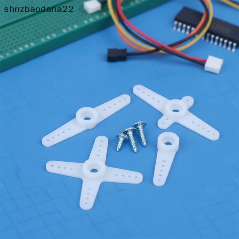 [Shnzd] Kit De 5 Conjuntos De Braços De Buzina Servo , Peças De Reposição De Plástico Para Motor SG90 RC DIY Robotics Mo