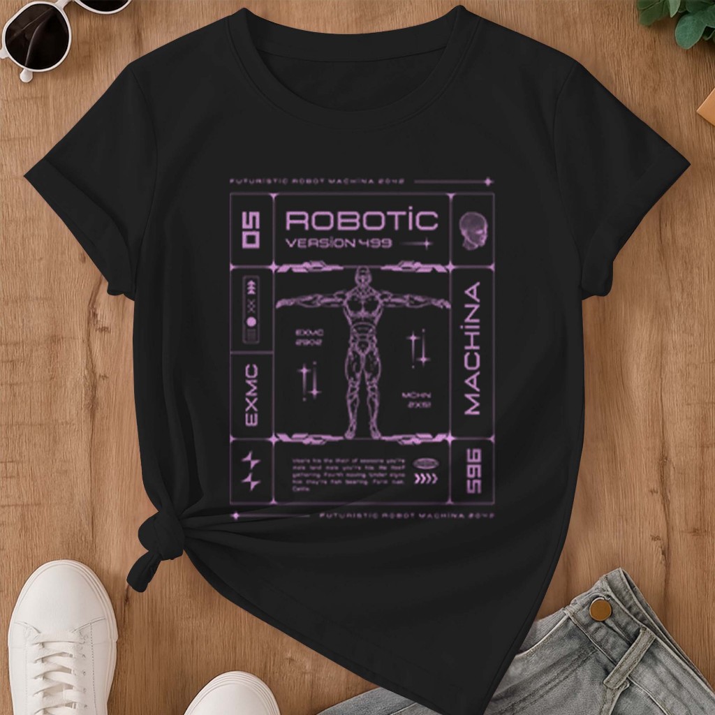 Camiseta estampada - Robotic | android robo | blusa unissex premium 100% algodão