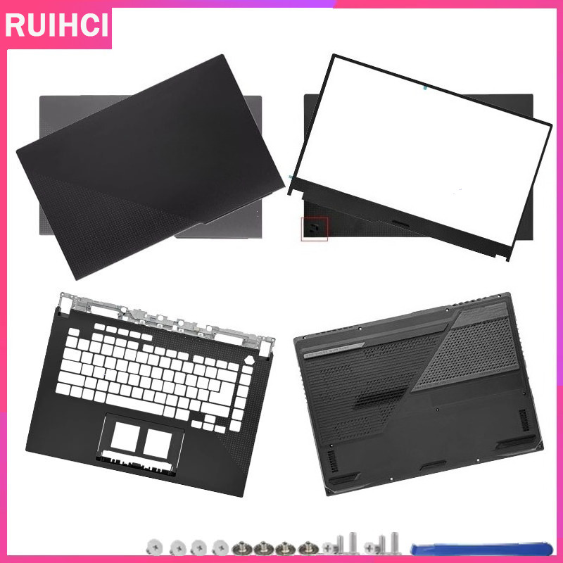 Para AUSU ROG Strix G15 G513 G513Q G533 GX551 Portátil LCD Tampa Traseira Moldura Frontal Apoio As Mãos Superior Inferio