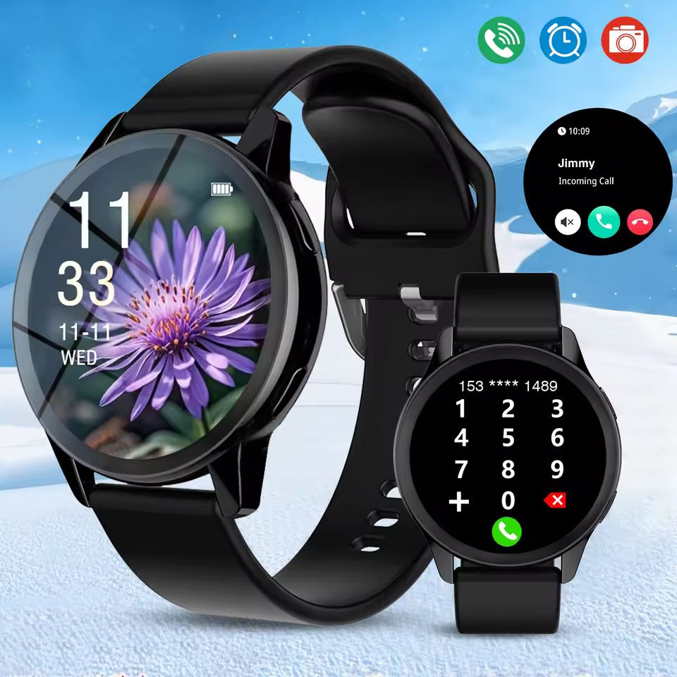 Novo smartwatch com chamadas e recepção sem fio, múltiplos modos esportivos, compatível com Android e iPhone, unissex,