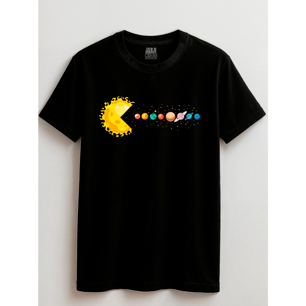 Camiseta Urban Juvenil e Infantil 2 ao 16 anos Streetwear Pac-Sol Astro Space