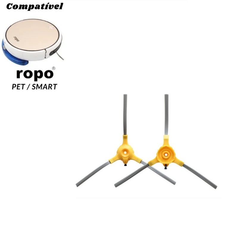 Escovas Laterais Para Aspirador Ropo Pet, Ropo Smart e Isweep X3 YLW