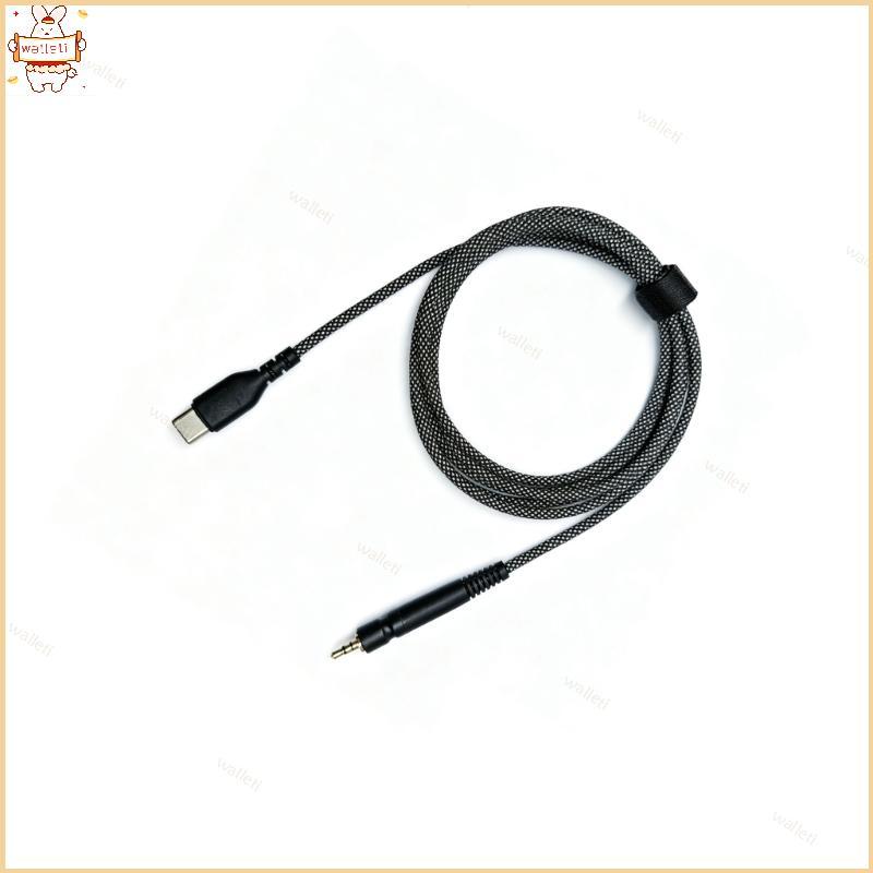 Trançado Fone Ouvido USB C Para 2 5mm GSP350 GSP500 600 670 Jogos Bate-Papo Voz Escuta Casa