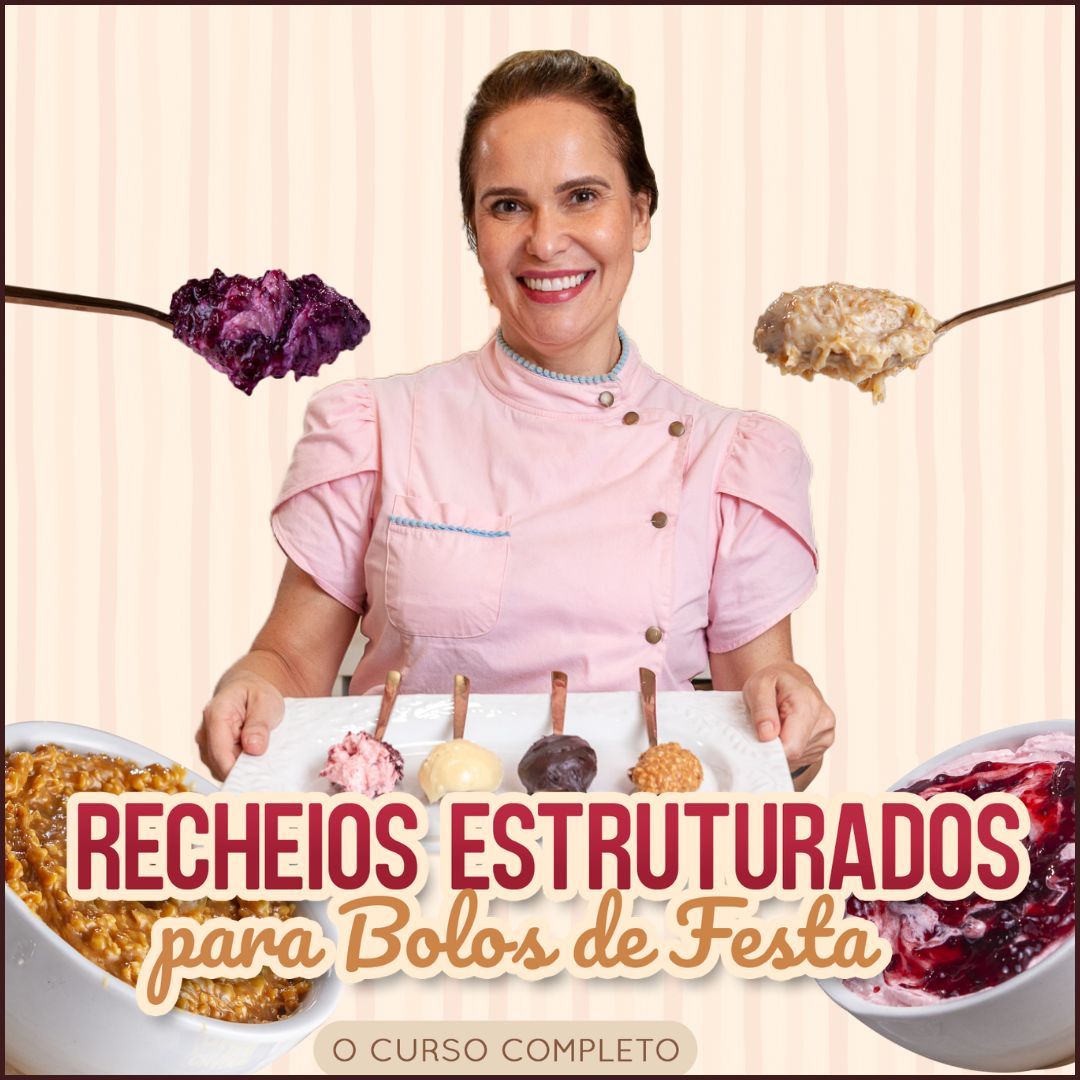 Recheios Estruturados para Bolos de Festa