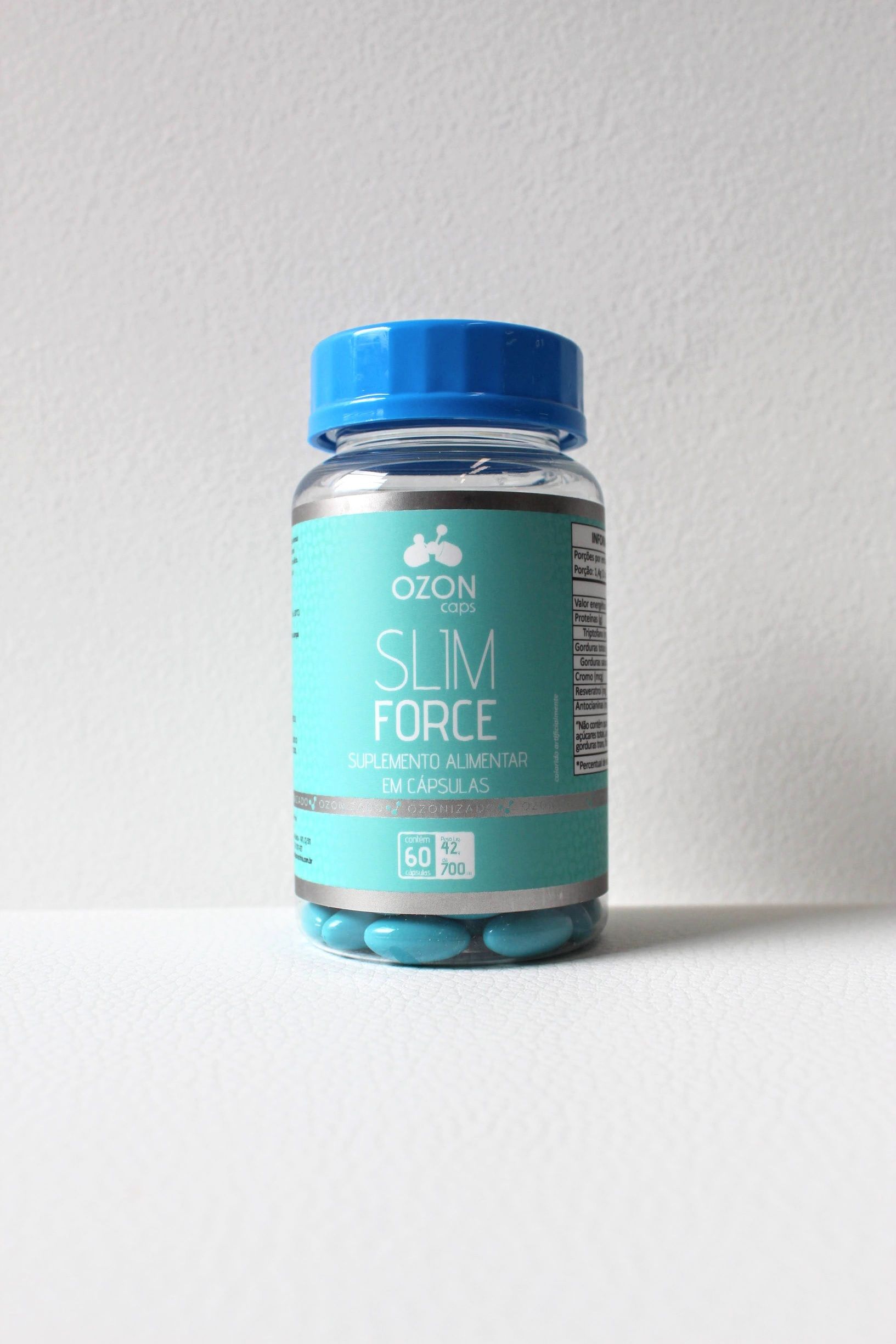 Ozon Caps Slim Force - Auxilio ao Emagrecimento (60 cápsulas)