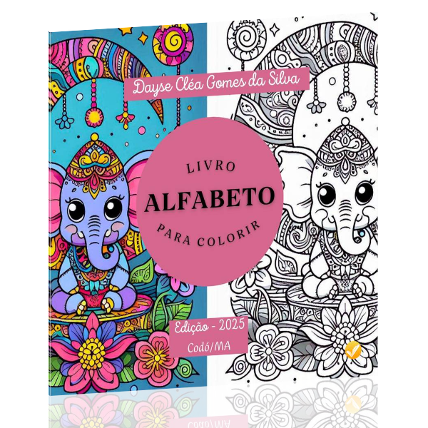 LIVRO ALFABETO COM AMINAIS PARA COLORIR