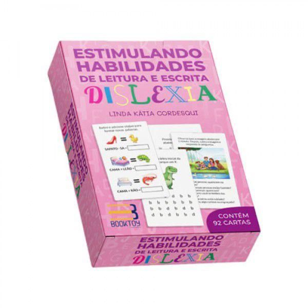 Livro em baralho Estimulando Habilidades de Leitura e Escrita Dislexia