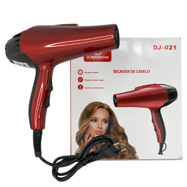 Secador Para Cabelos 2 Velocidades 3 Temperaturas Super Potente