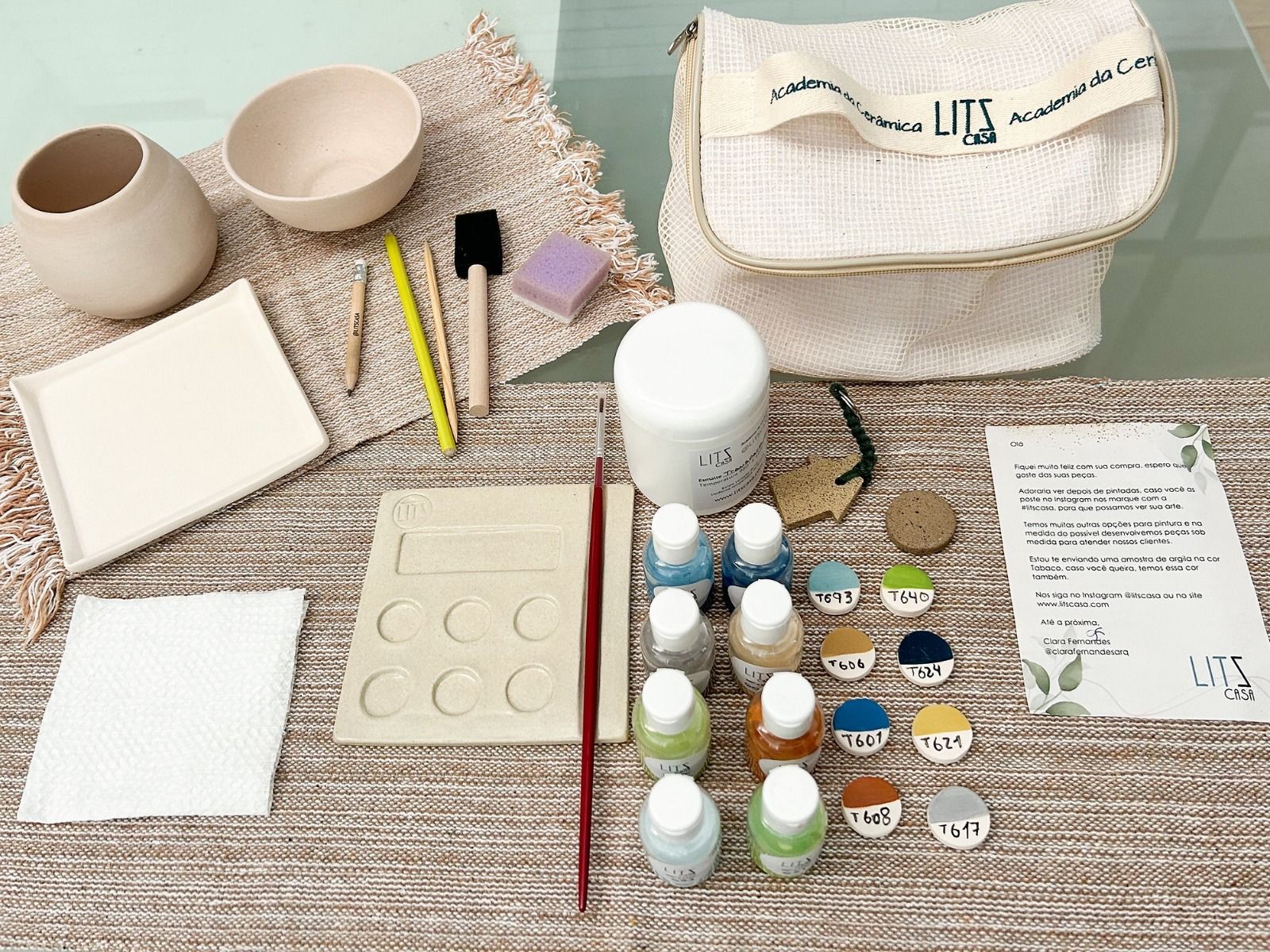 Kit Pintura Cerâmica