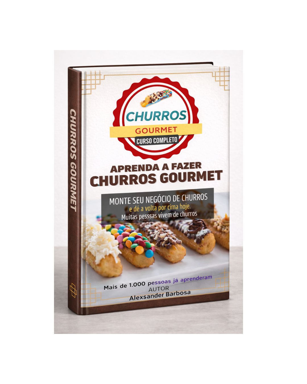 Livro Curso de Churros Gourmet E Receitas, Monte seu Negocio