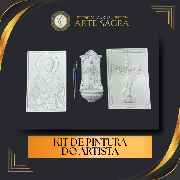 Kit de Pintura do Artista Sacro