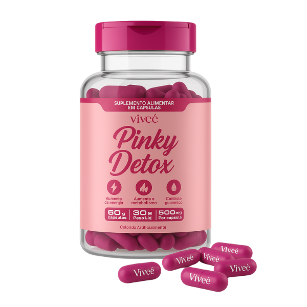 Pinky Detox – Suplemento Feminino para Emagrecimento e Detox Total