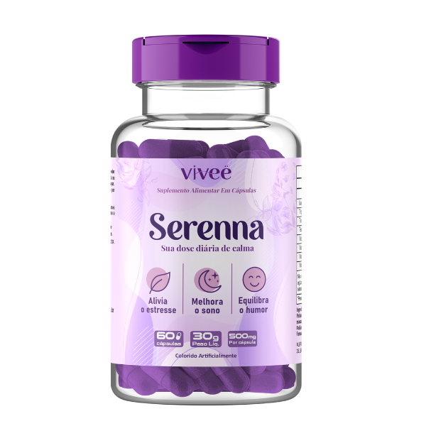 Serenna – Cápsulas de Bem-Estar para Ansiedade, Foco e Leveza Mental