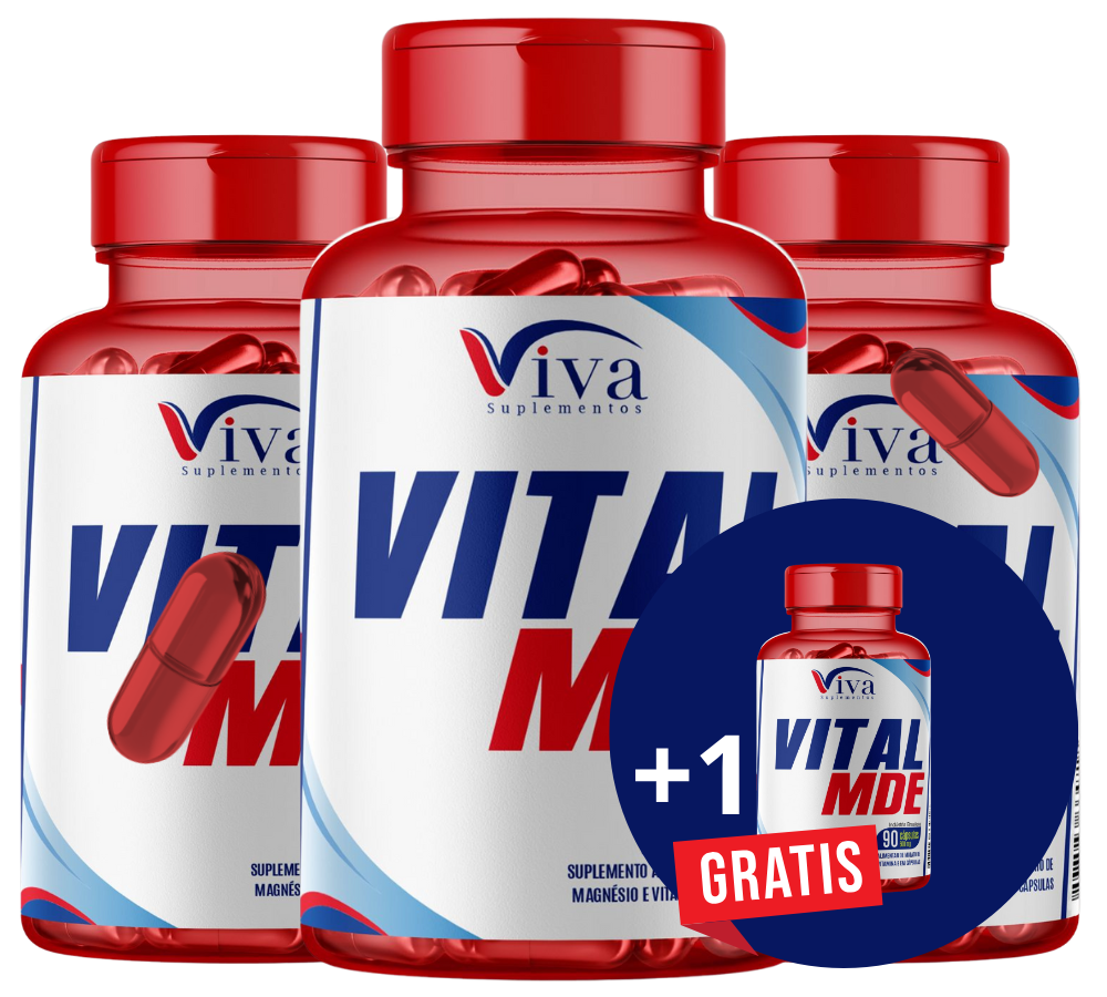 Vital MDE Tratamento Fibromialgia — Compre 3, LEVE 4