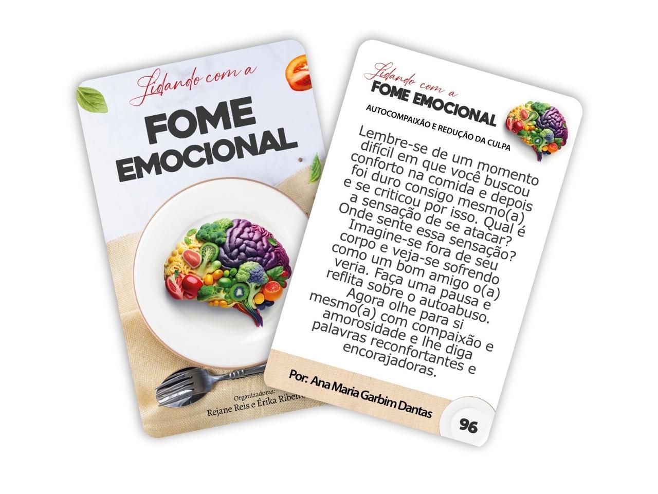Baralho terapeutico Lidando com a fome emocional