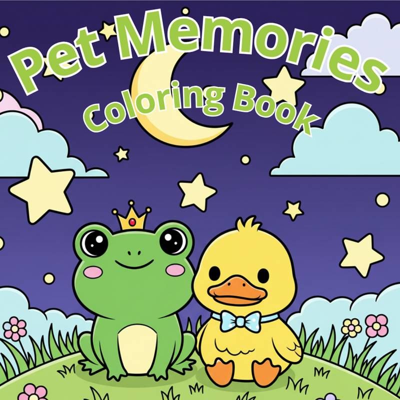 Livro de Colorir - Pet Memories