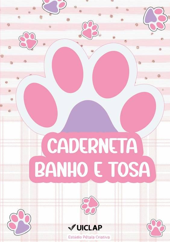 Caderneta de banho e tosa
