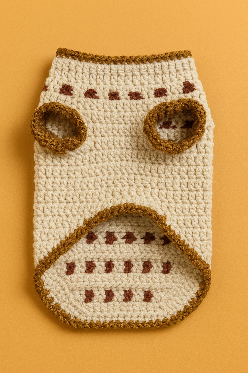 ???????? Suéter Pet Artesanal em Lã – Tamanho Único ????????