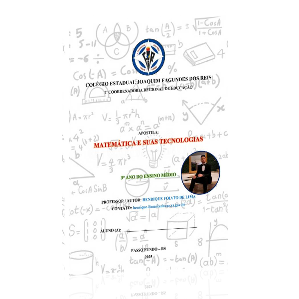 Apostila de Matemática para o 3° ano do ensino médio