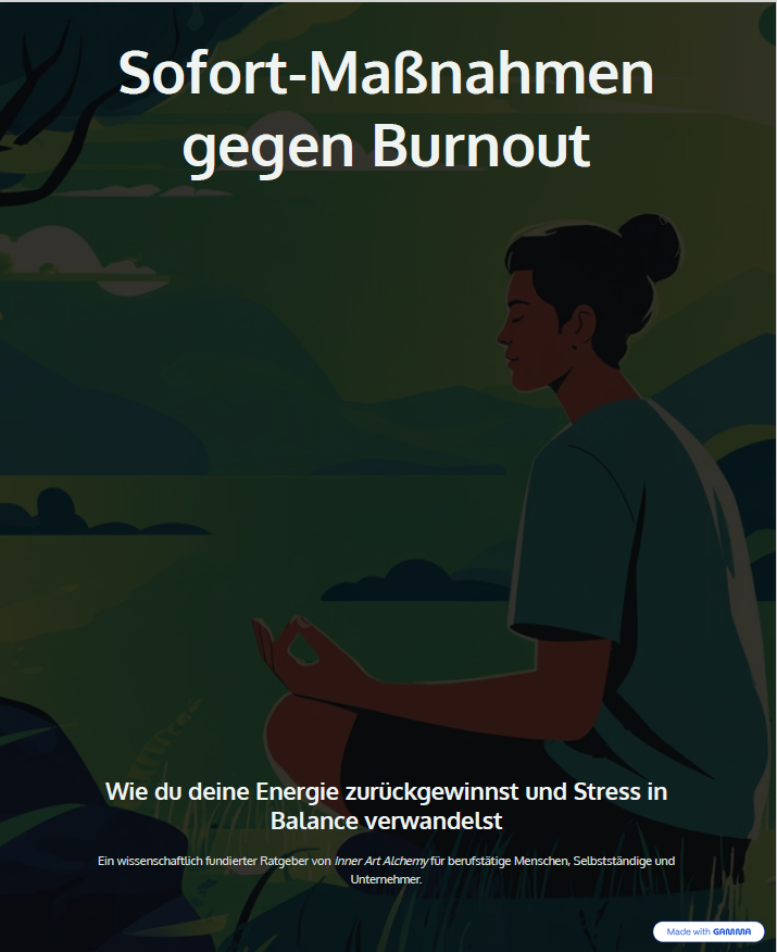 Sofortmaßnahmen gegen Burnout – Dein Reset-Guide für innere Ruhe & Stabilität