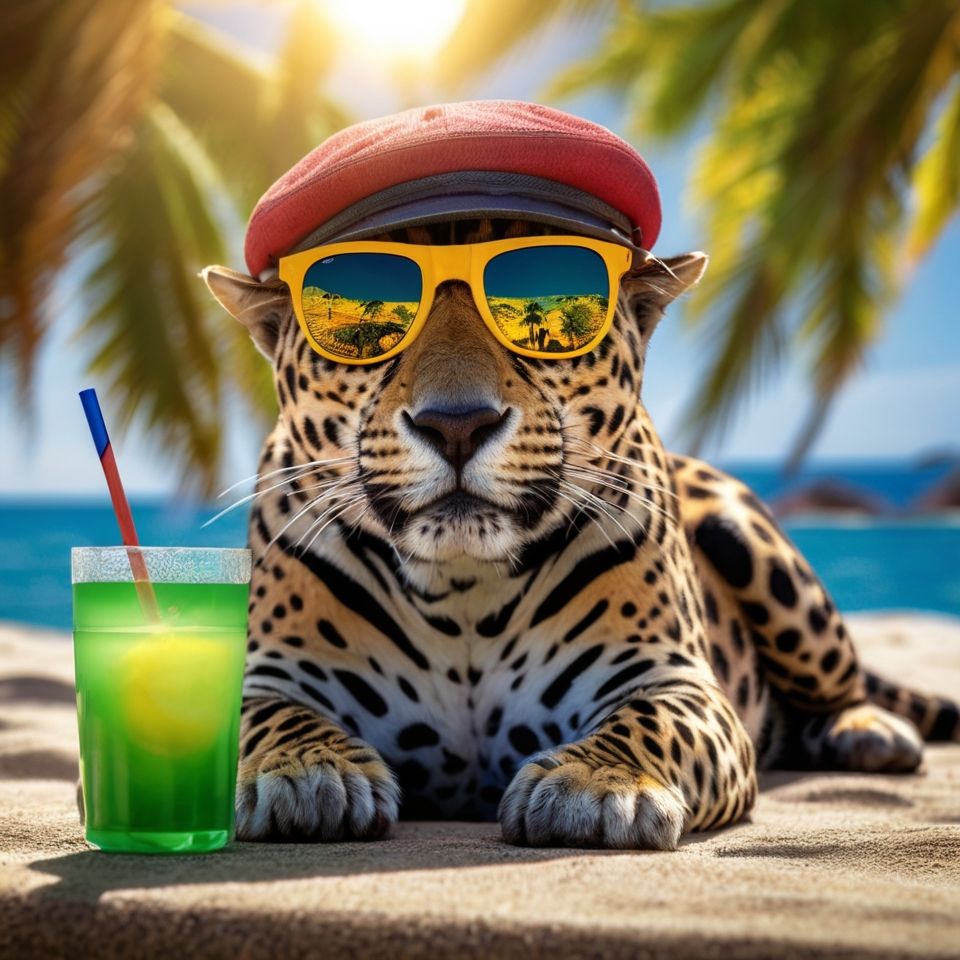 Zeca, der Jaguar, der den Charme der Strände von Rio entdeckte