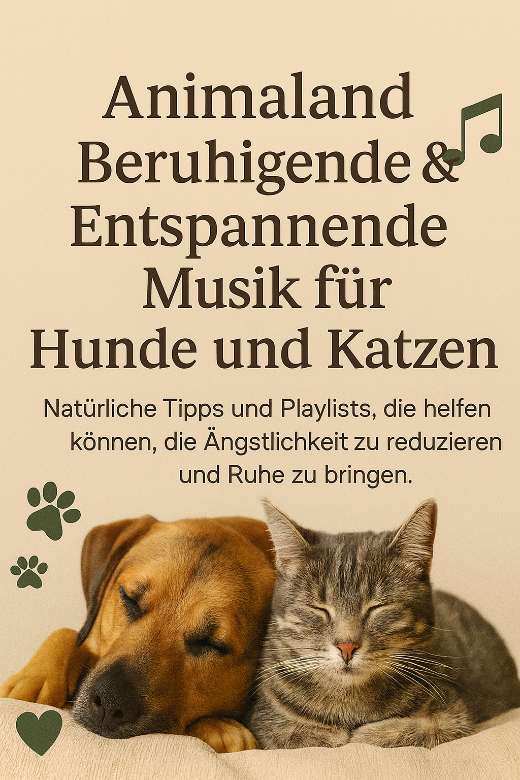 ???? 20 % RABATT VERFÜGBAR Animaland – Beruhigende & Entspannende Musik für Hunde und Katzen