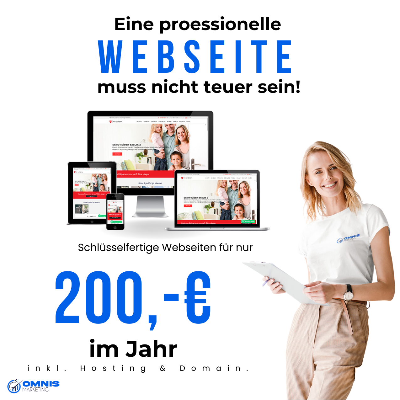 Ihre schlüsselfertige Webseite zum besten Preis