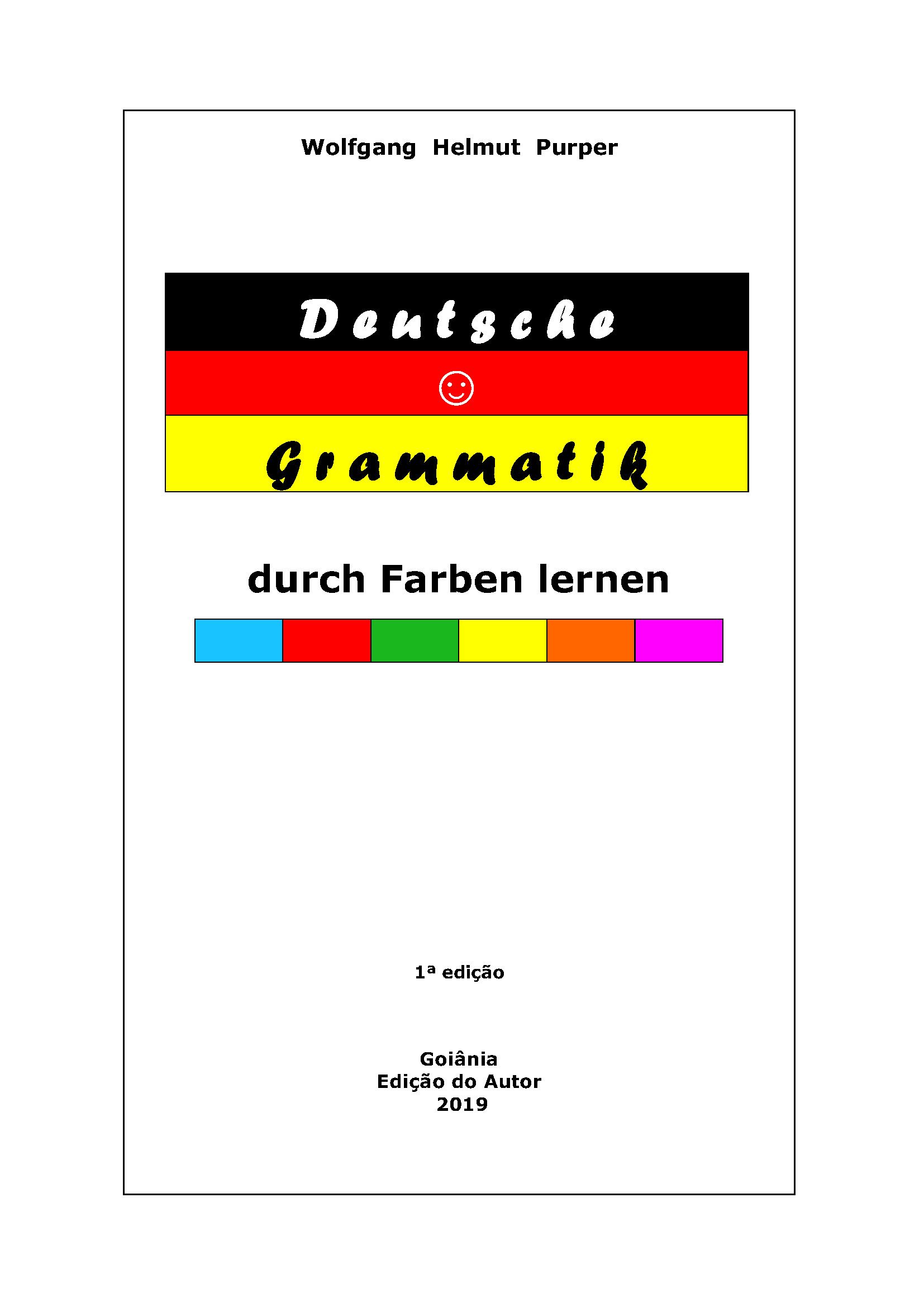 Deutsche Grammatik : durch Farben lernen / Gramática alemã: aprendendo através das cores