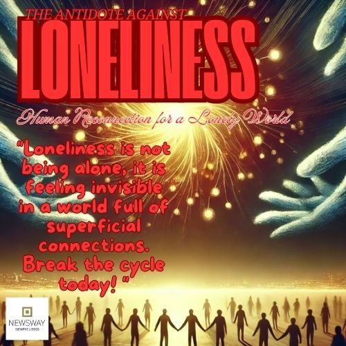 THE ANTIDOTE TO THAT EPIDEMIC CALLED LONELINESS