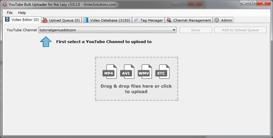 YouTube Bulk Uploader for the Lazy