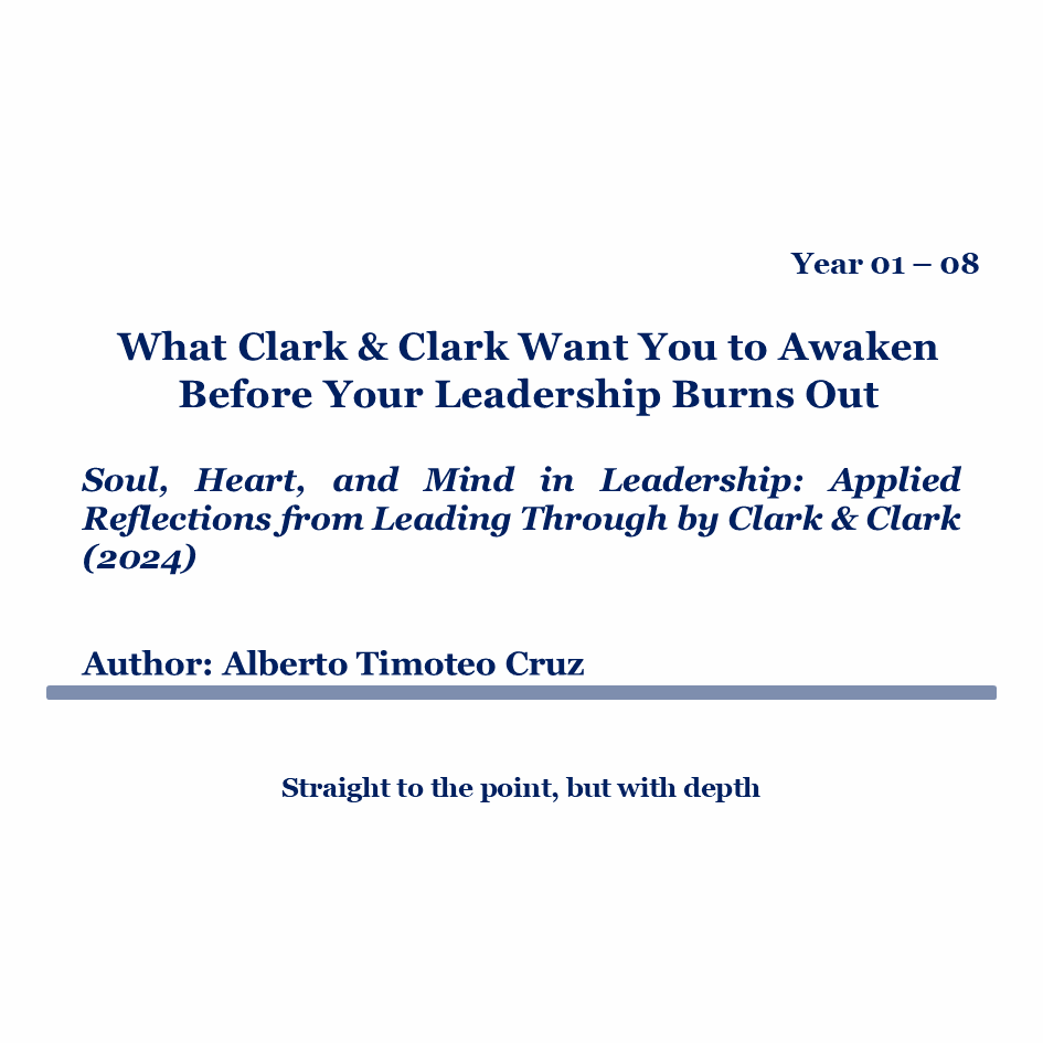 What Clark & Clark Want You to Awaken Before Your Leadership Burns Out