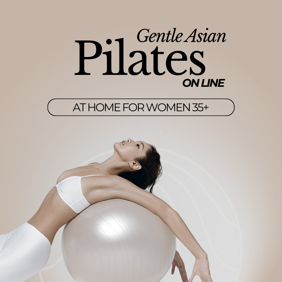 Gentle Asian Pilates at home for women 35+