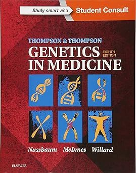 Thompson & Thompson Genetics in Medicine (Thompson and Thompson Genetics in Medicine) 8th Edición