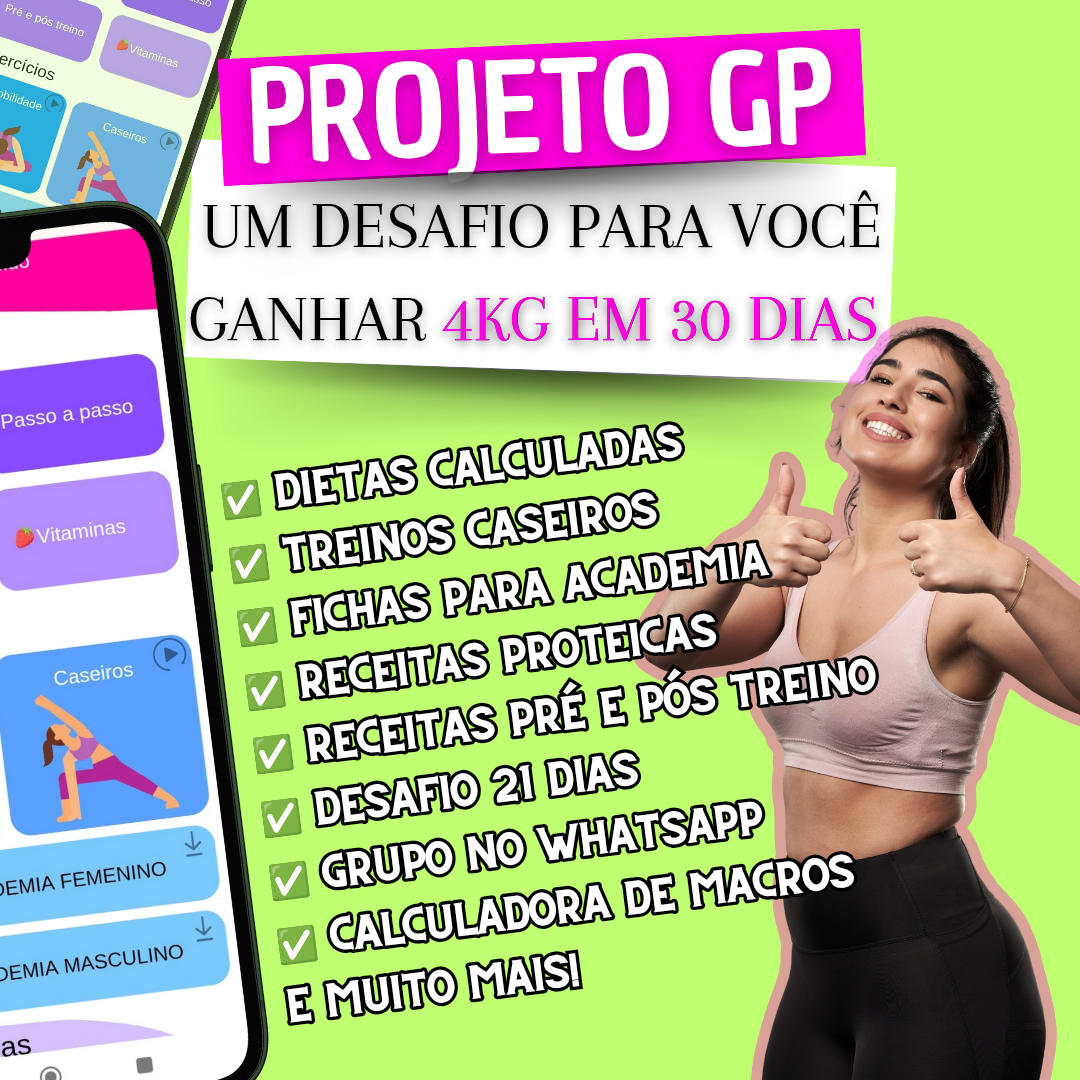 Projeto Ganhe 4kg em 30 dias