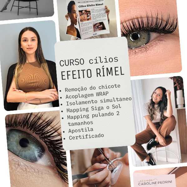 Curso Cílios Completo + Efeito Rímel